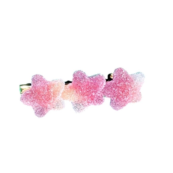 Other - NWOT 🥀 Cute Girls Gradient Jelly Star Hair Clip